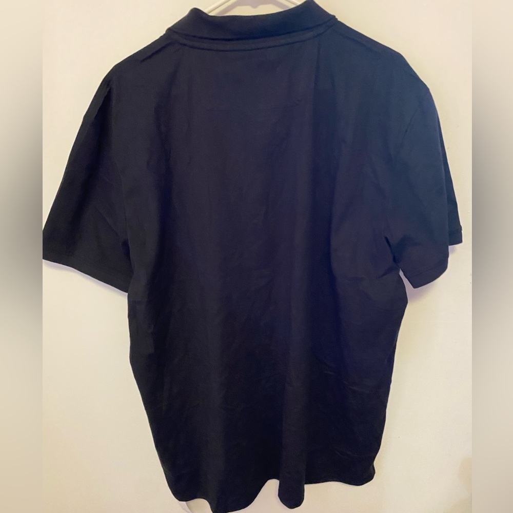 Calvin Klein Cotton Monogram Logo Polo Shirt - Picture 3 of 9